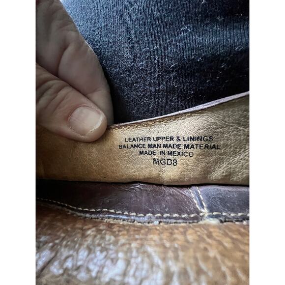 Born Women’s Brown Comfort Flats Leather Loafers handmade Shoes 
in Mexico sz 8 - Picture 5 of 11